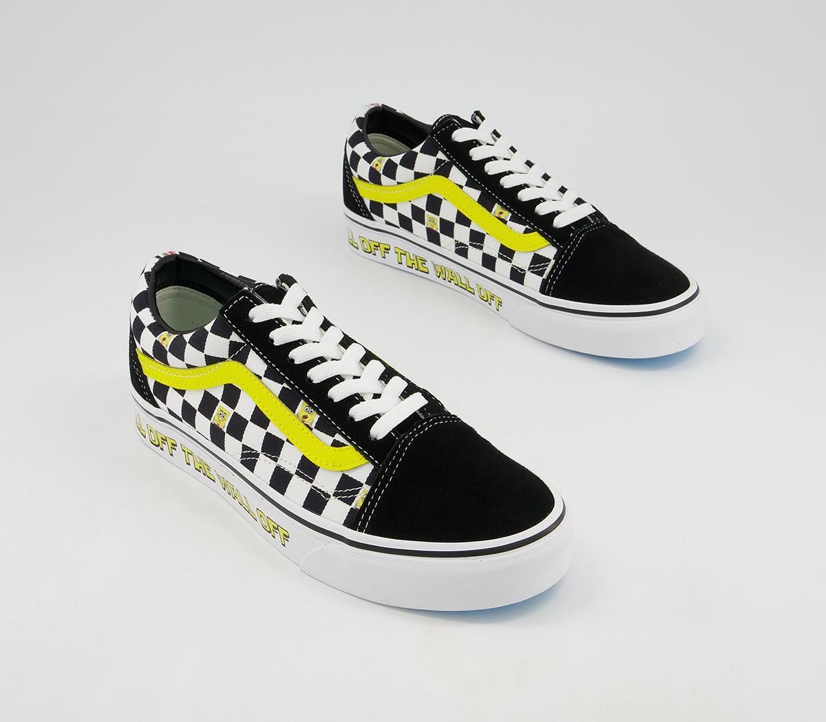 Vans Old Skool Trainers Spongebob Off The Wall - Unisex Sports