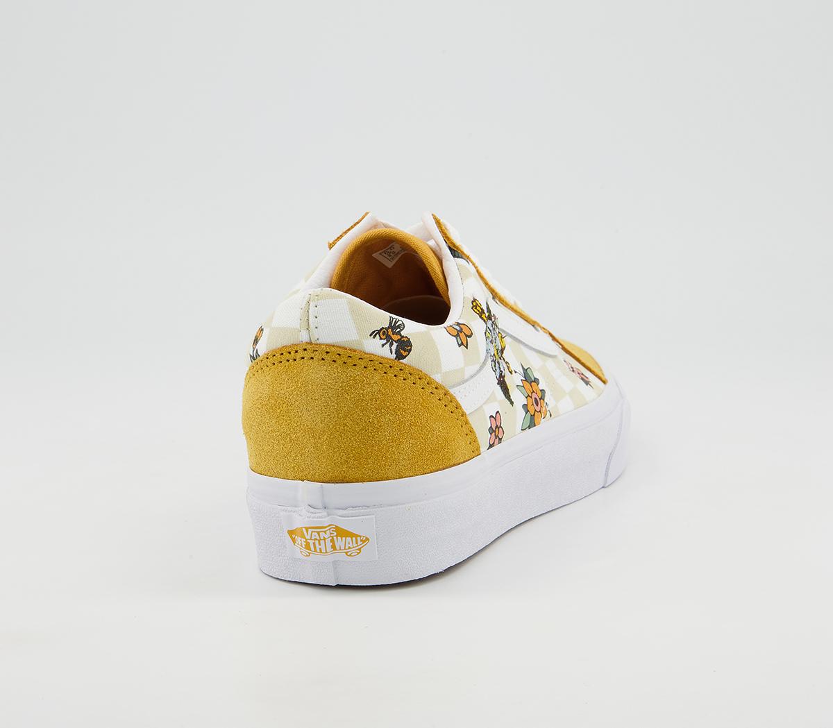 Vans Old Skool Trainers Vans Old Skool Trainers Cottage Check Black True White