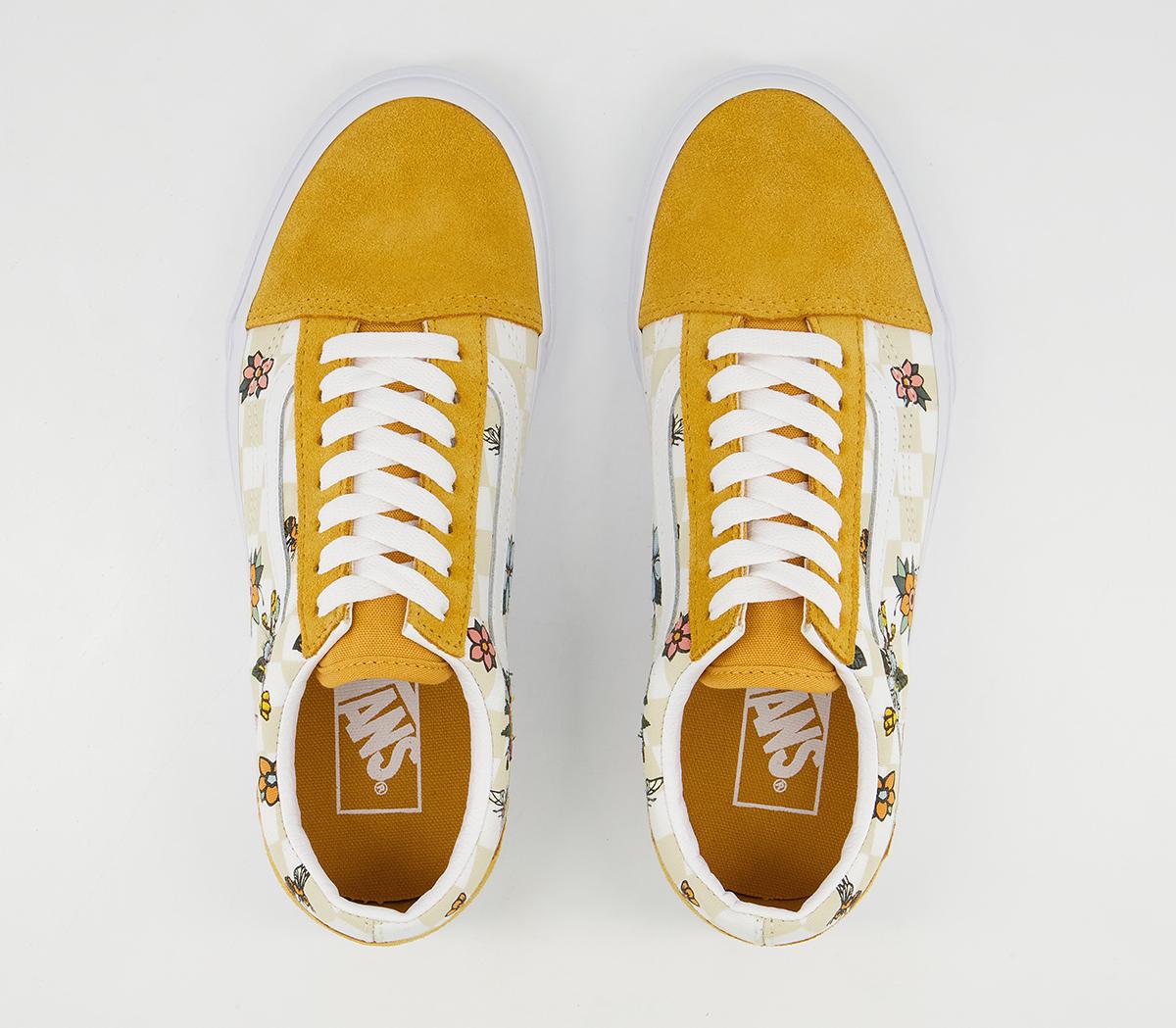 Vans Old Skool Trainers Vans Old Skool Trainers Cottage Check Black True White