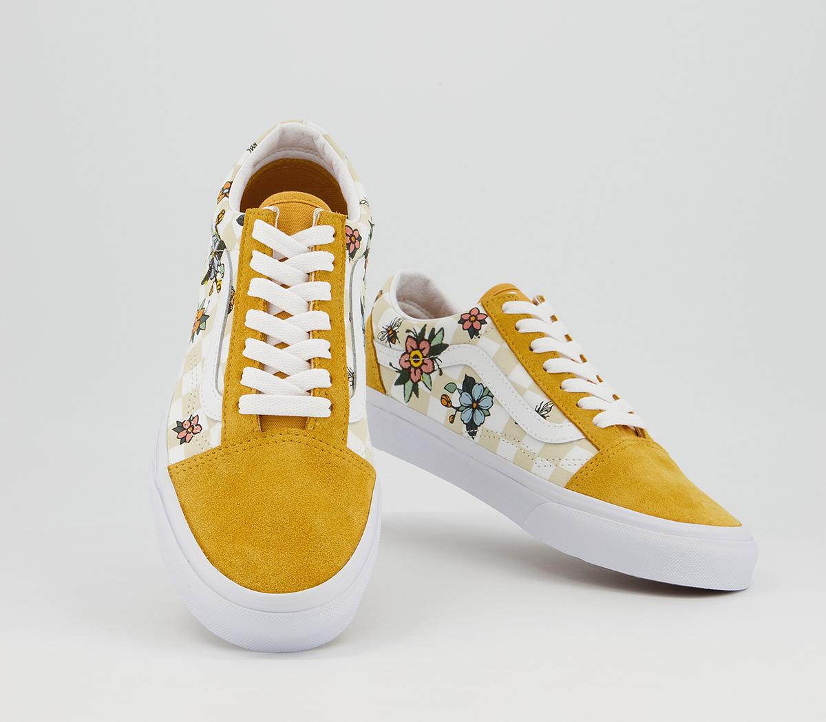 Vans Old Skool Trainers Vans Old Skool Trainers Cottage Check Black True White