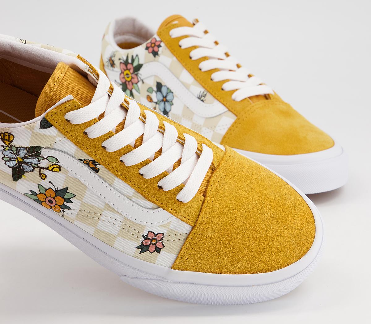 Vans Old Skool Trainers Vans Old Skool Trainers Cottage Check Black True White