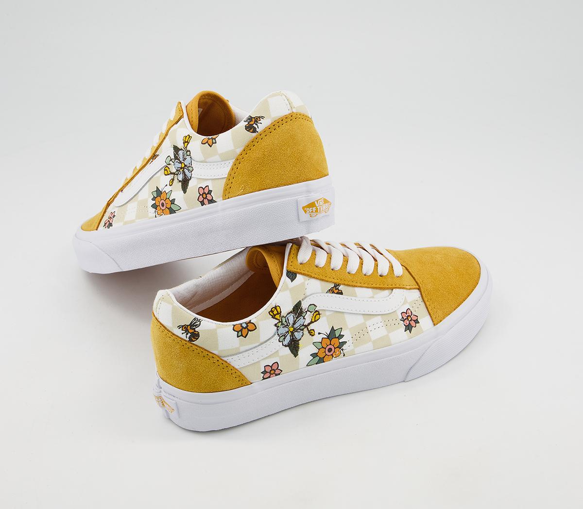 Vans Old Skool Trainers Vans Old Skool Trainers Cottage Check Black True White
