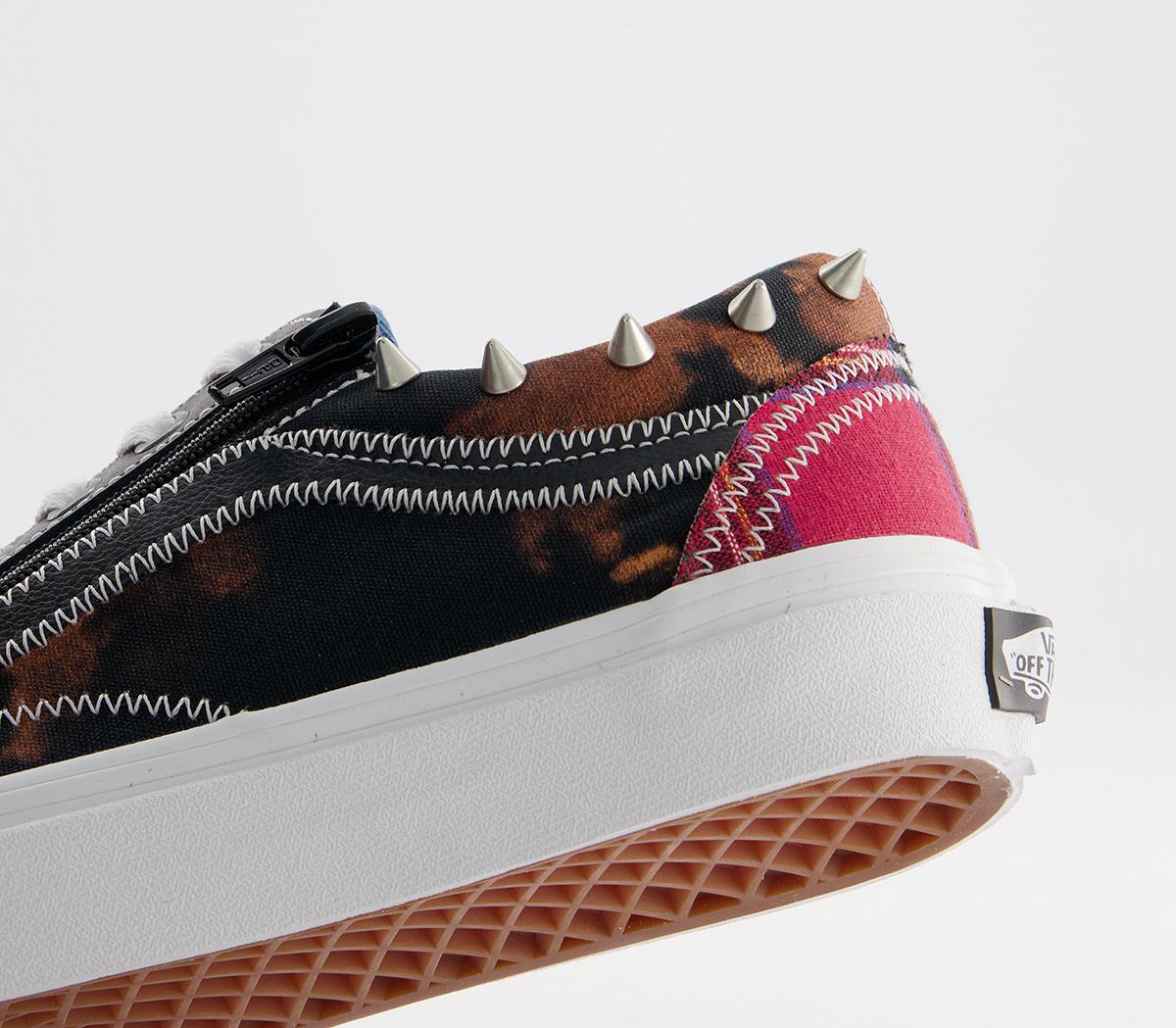 Vans Old Skool Trainers Vans Old Skool Trainers Tartan Daze Multi Acid Dye