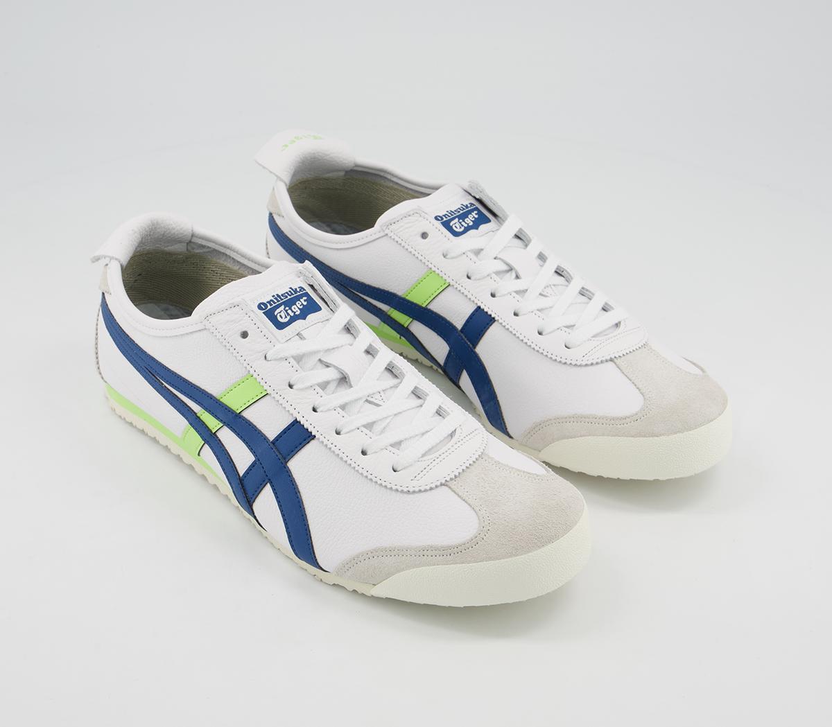 Onitsuka Tiger Mexico 66 Trainers White Mako Blue - Unisex Sports