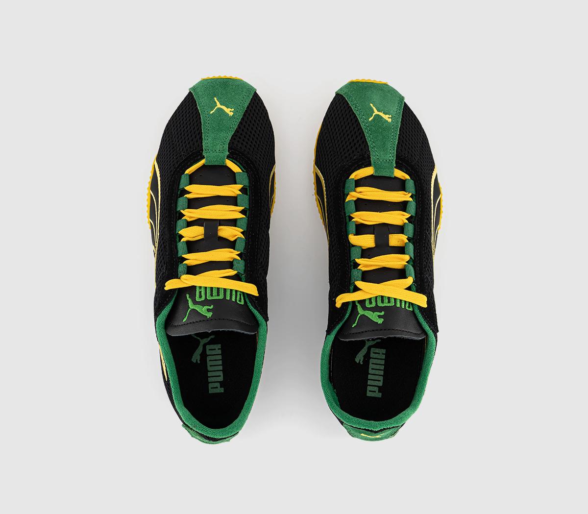 PUMAH-Street TrainersJamaica Puma Black Yellow Sizzle