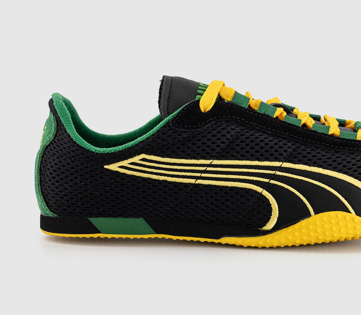 PUMAH-Street TrainersJamaica Puma Black Yellow Sizzle