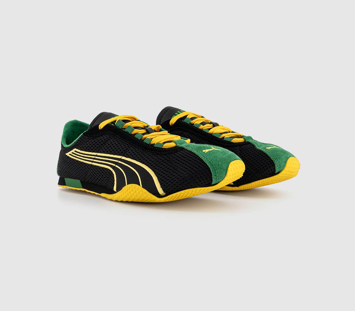 PUMAH-Street TrainersJamaica Puma Black Yellow Sizzle
