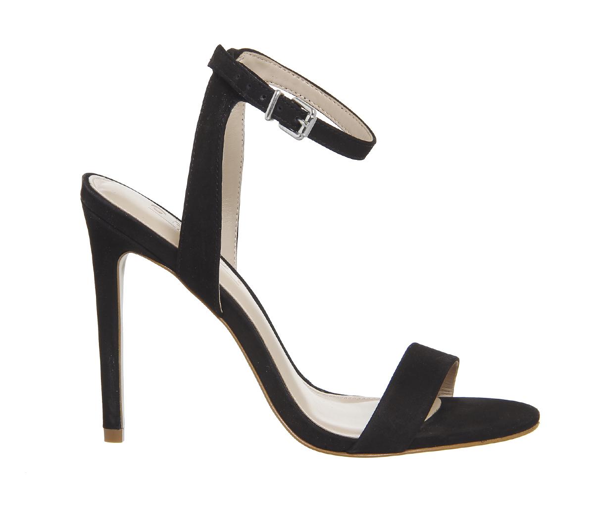 Office Alana Single Sole Sandals Office Alana Single Sole Sandals Black Nubuck