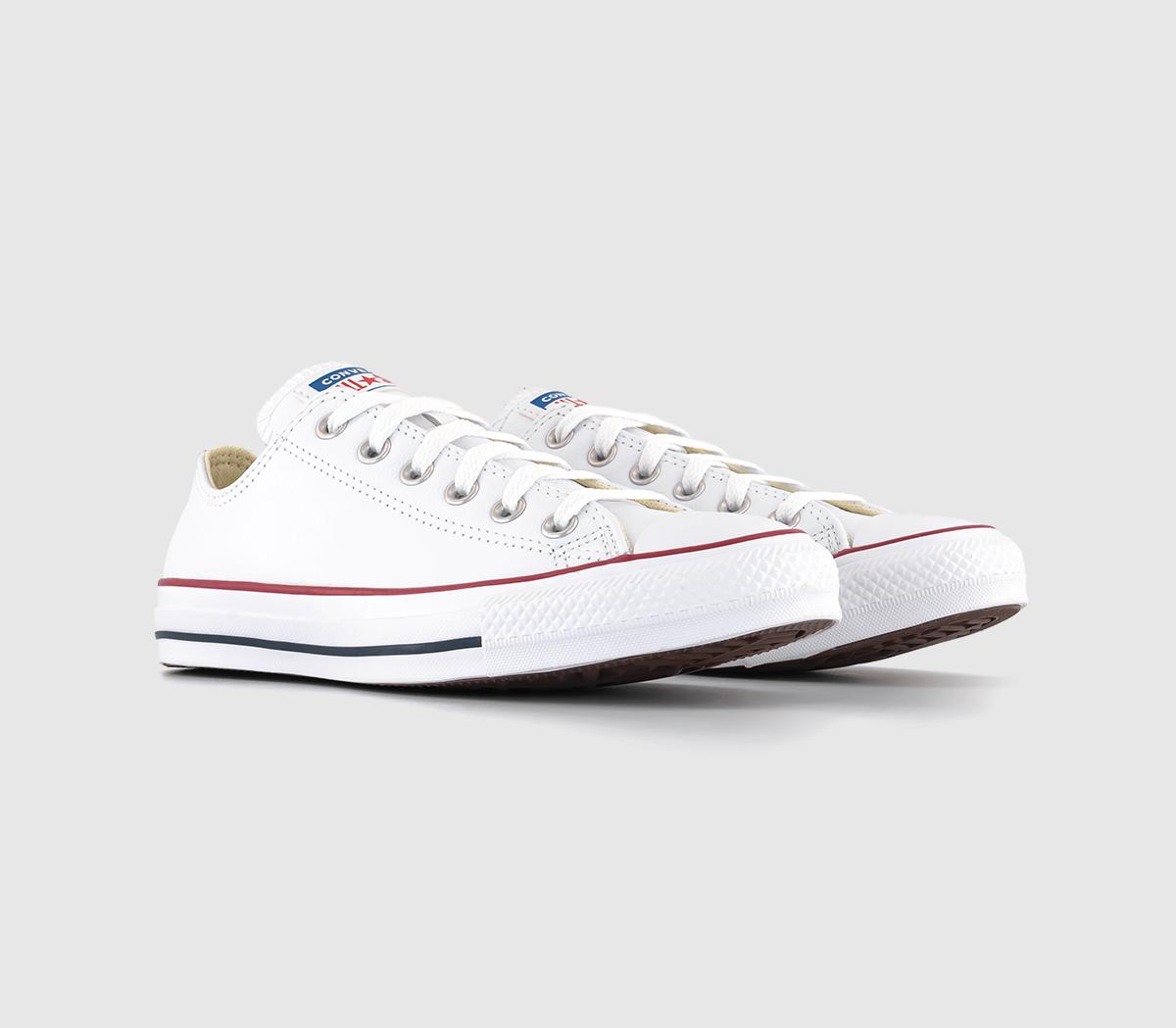ConverseAll Star Low Leather TrainersOptical White