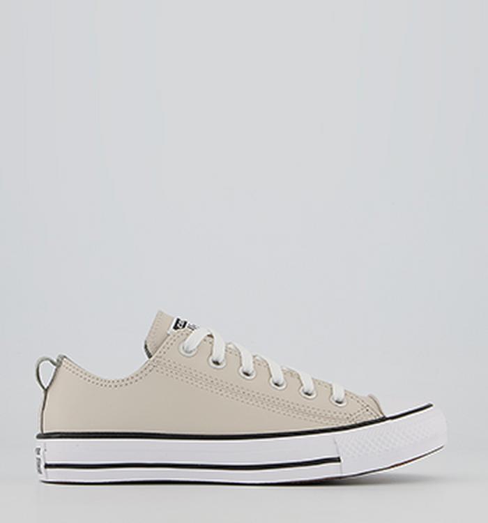 Converse All Star Low Trainers Desert Sand Black White