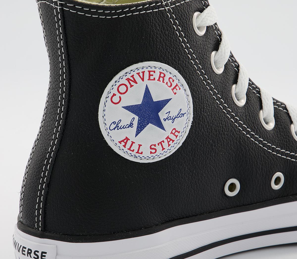 ConverseAll Star Hi LthrBlack White