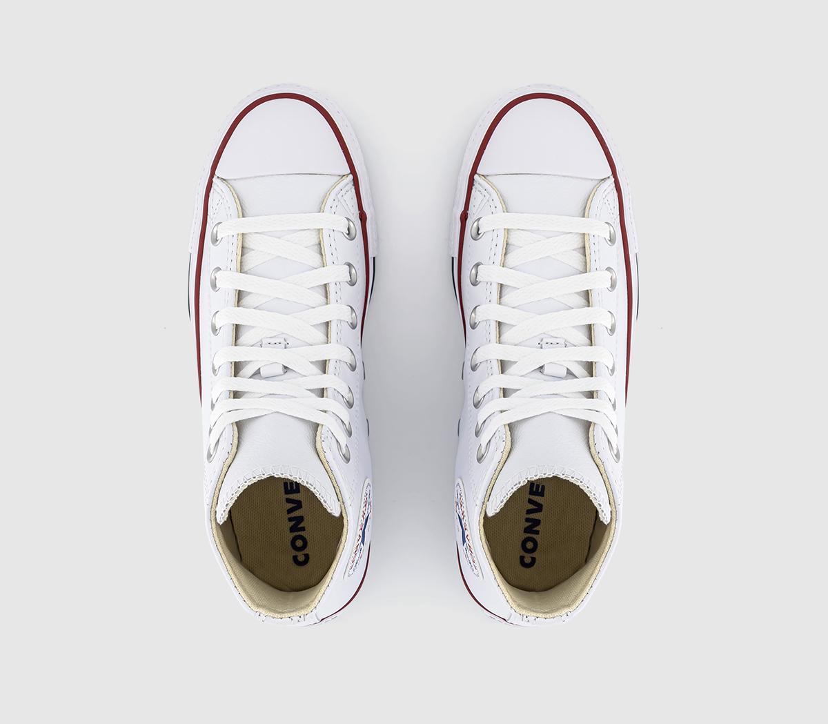 ConverseAll Star Hi LthrOptical White 