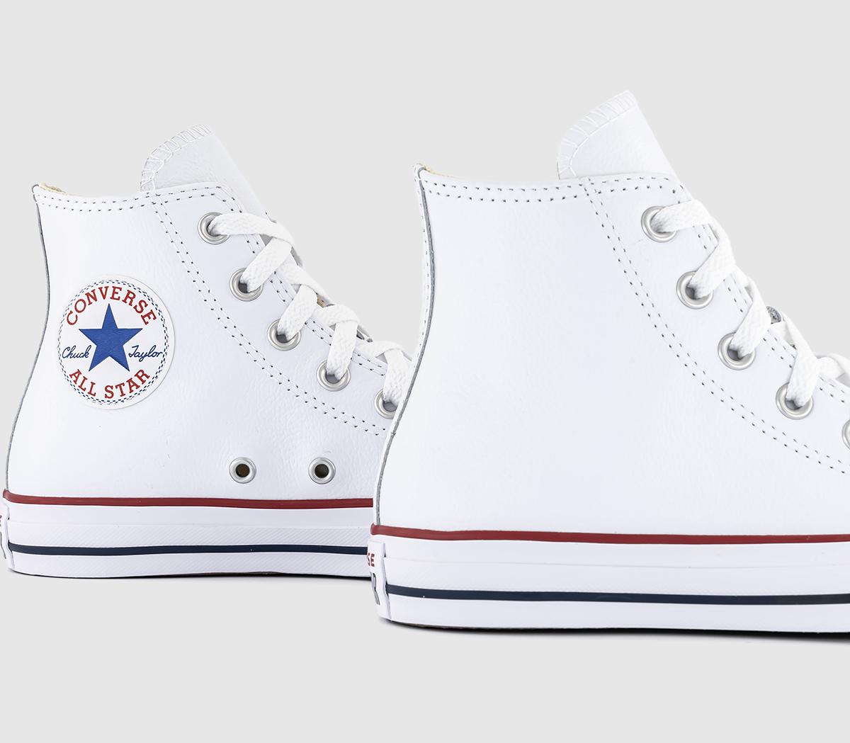 Converse All Star Hi Lthr Optical White - Unisex Sports