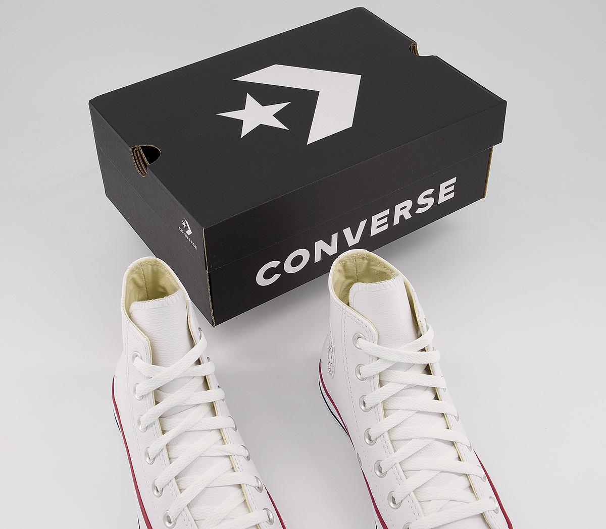 Converse All Star Hi Lthr Converse All Star Hi Lthr Optical White