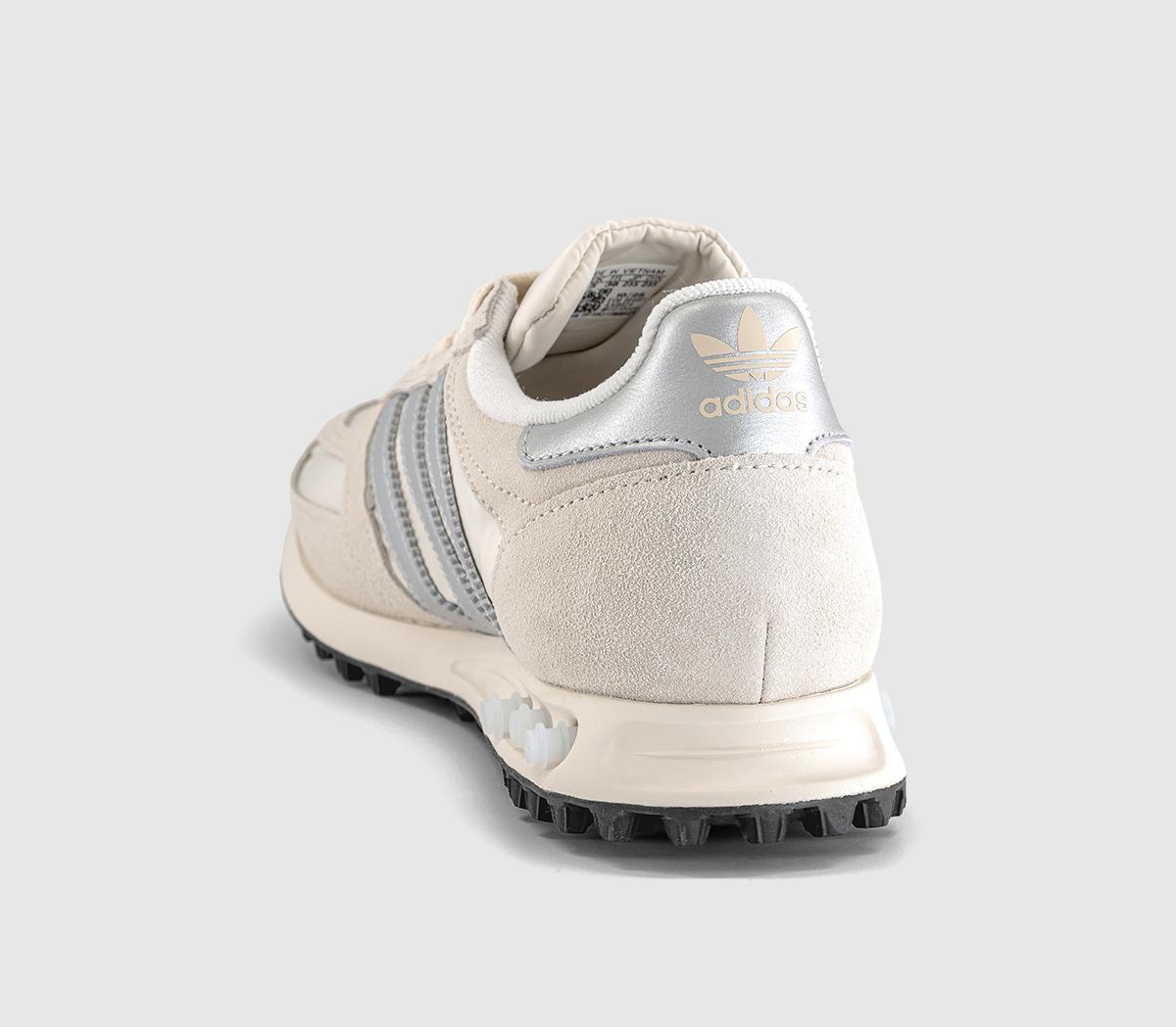 adidasLA Trainers OGWonder White Silver Metallic Off White