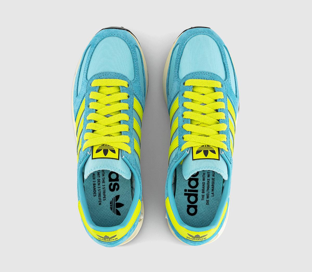 adidasLA Trainers OGPreloved Blue Semi Solar Yellow Icey Blue