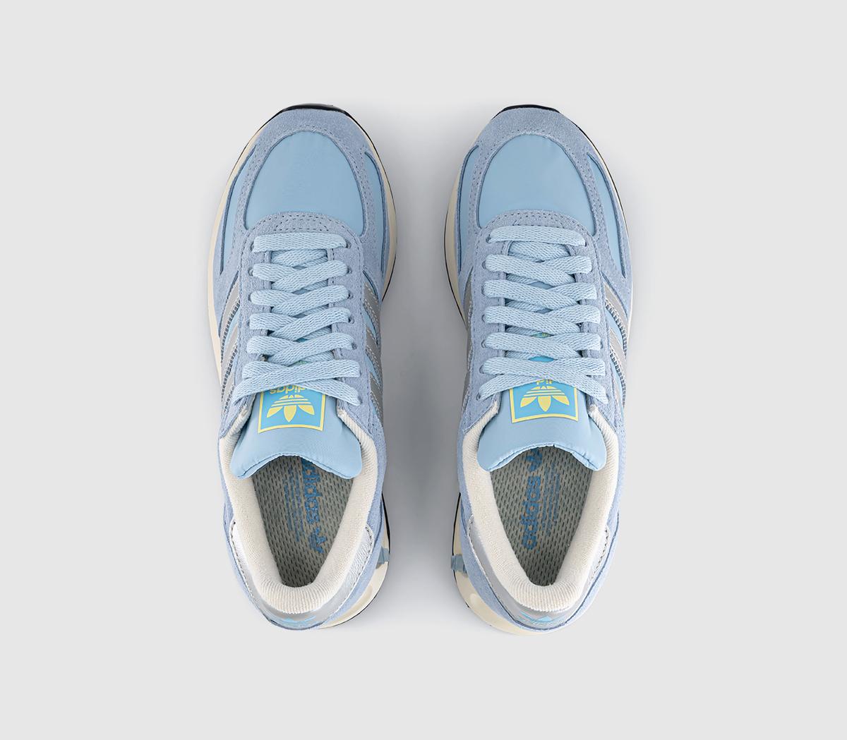 adidasLA Trainers OGClear Sky Silver Metallic Cream White