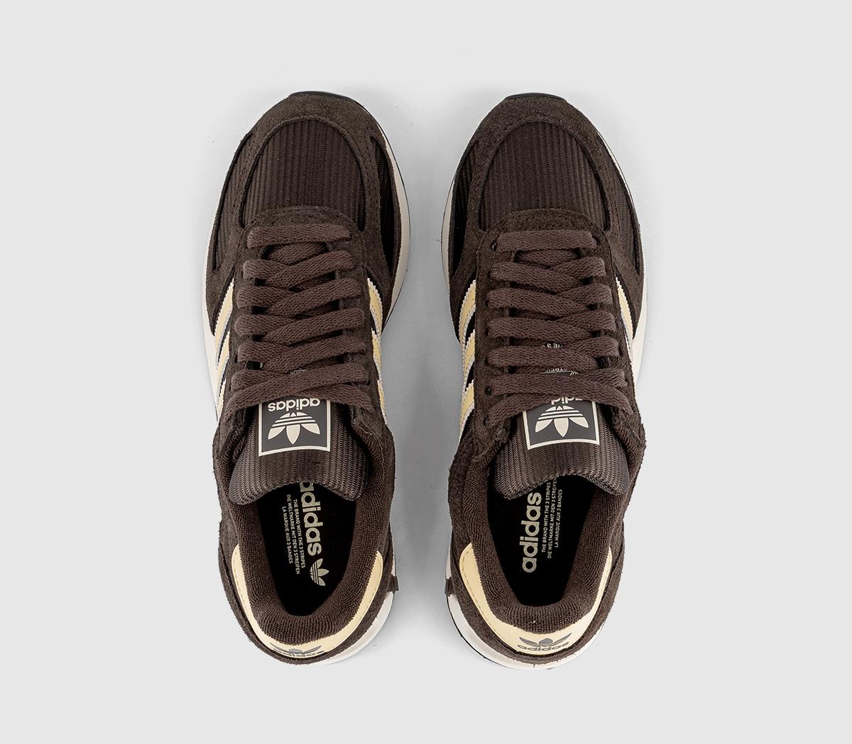 adidasLA Trainers OGDark Brown Almost Yellow Off White
