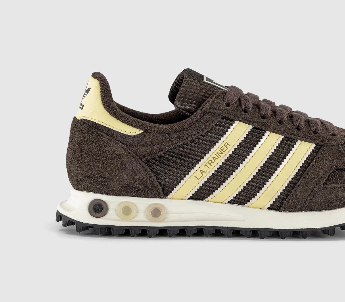 adidasLA Trainers OGDark Brown Almost Yellow Off White