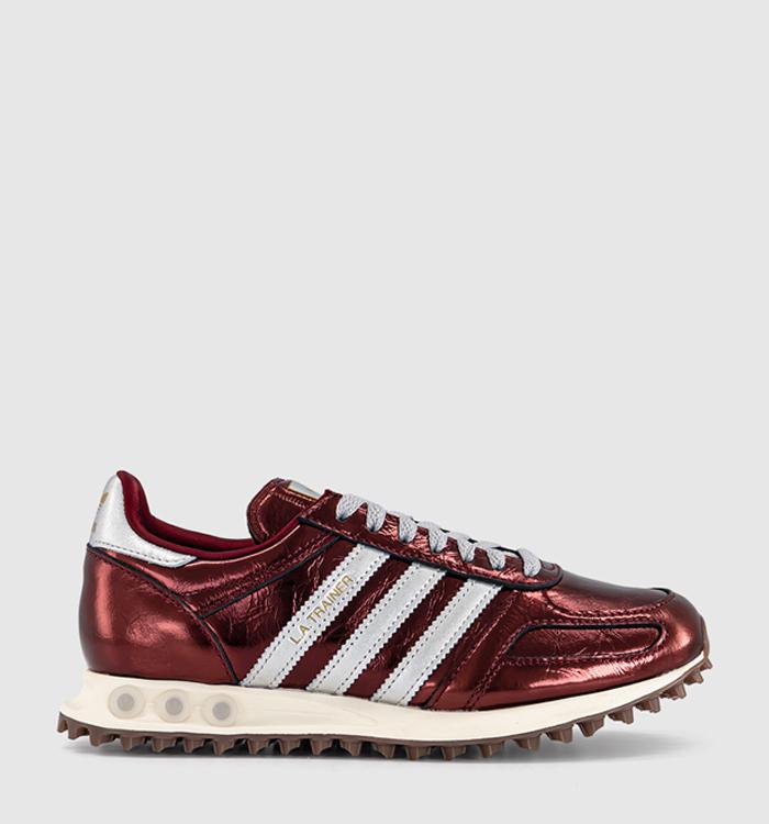 adidas LA Trainers OG Shadow Red Silver Metallic Gold Metallic