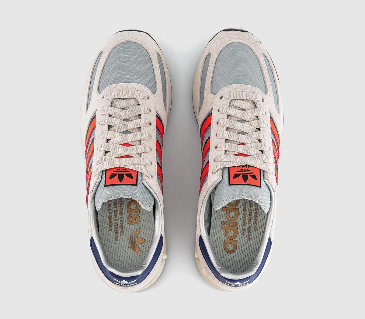 adidasLA Trainers OG Silver Metallic Dark Blue