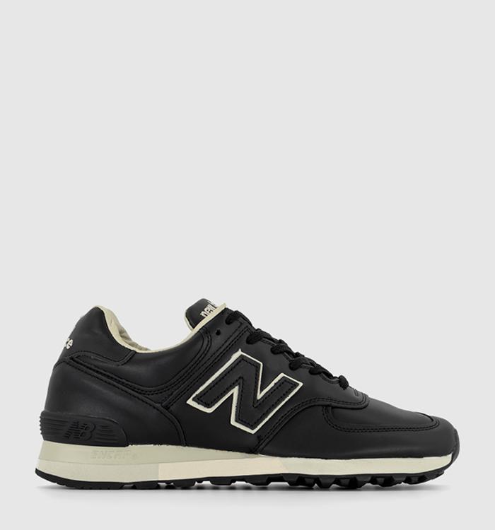 New Balance 576 Trainers Black Off White
