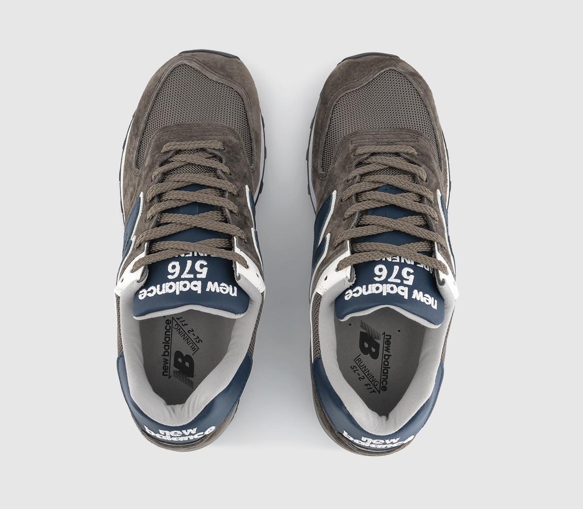 New Balance576 TrainersBrown Blue Black