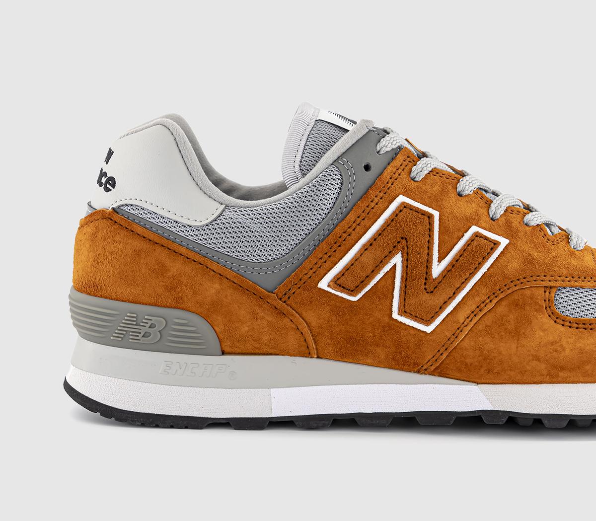 New Balance576 Made in UK TrainersOrange Grey