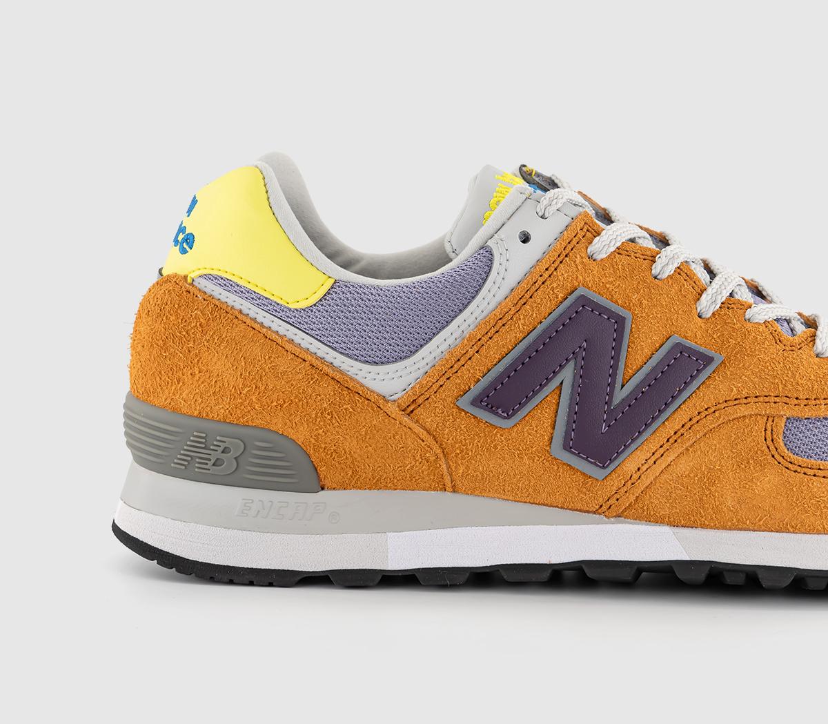 New Balance 576 Trainers Orange Purple - Men's Trainers
