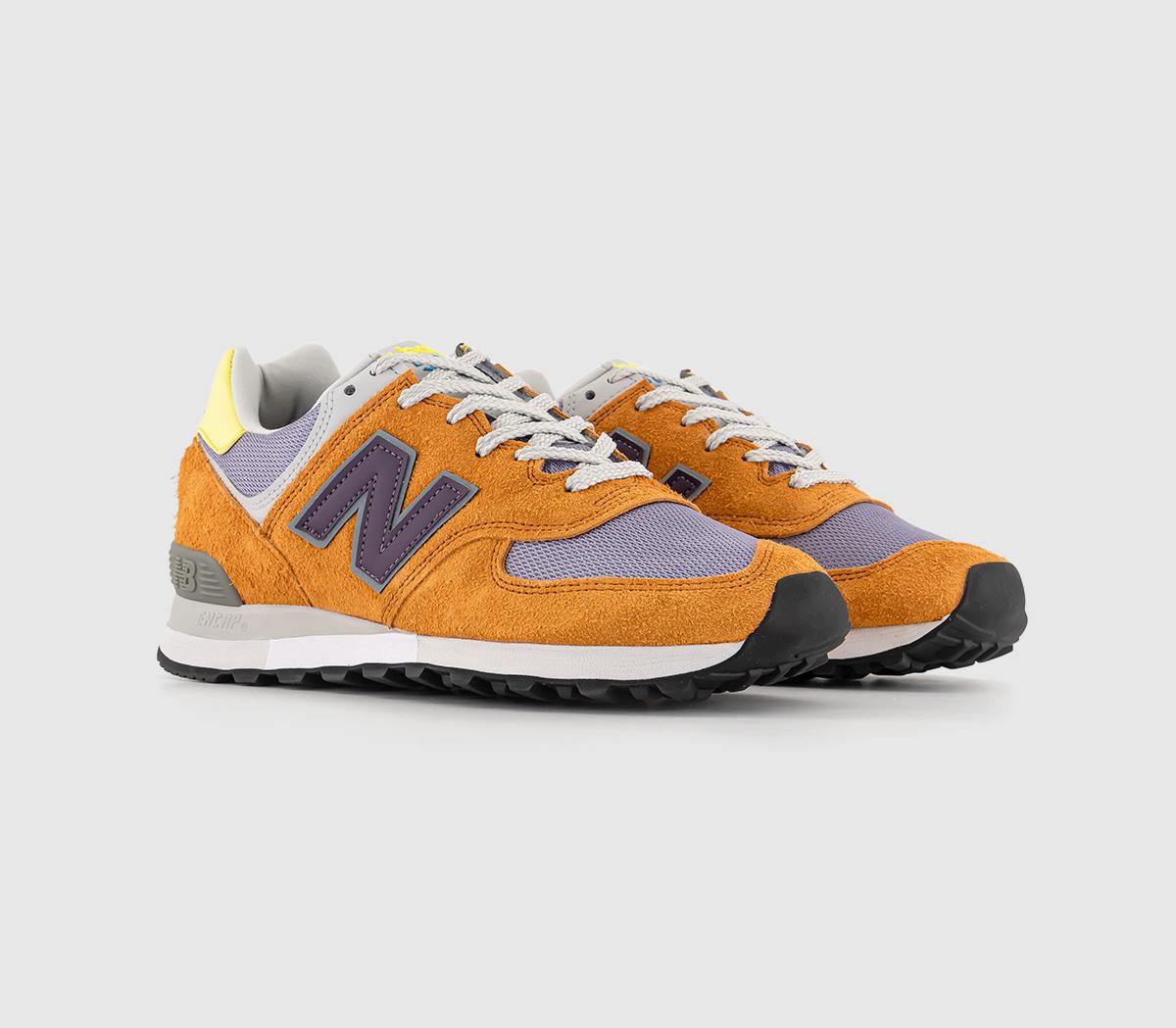 New Balance 576 Trainers Orange Purple - Men's Trainers