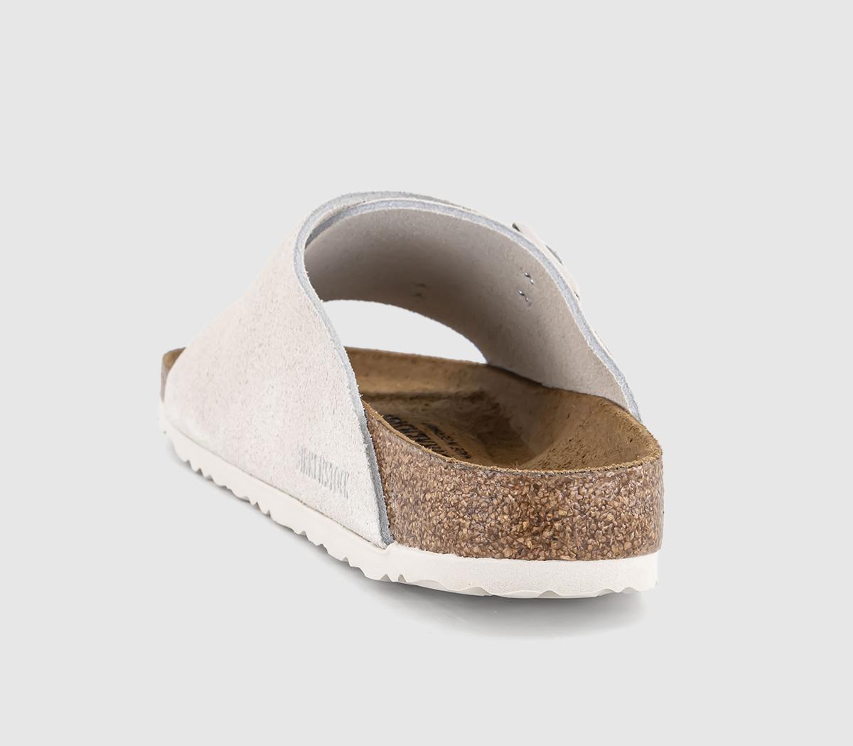 BIRKENSTOCKZurich SandalsAntique White Suede