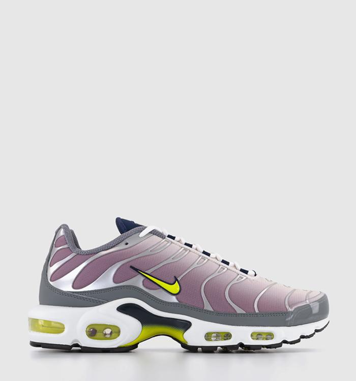 Nike Air Max Plus Trainers Violet Dust High Voltage Midnight Navy