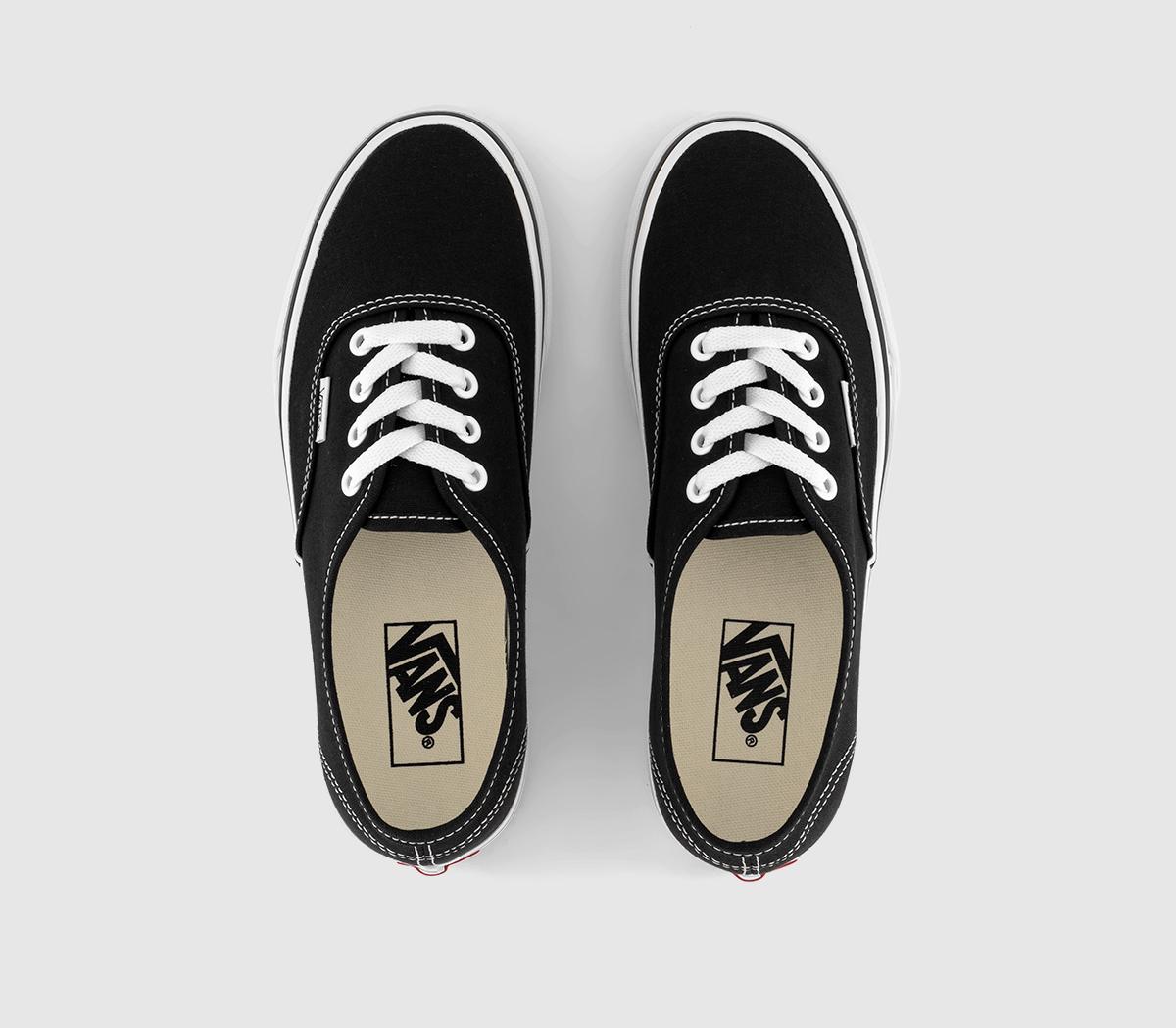 Vans Authentic Trainers Black White - Unisex Sports