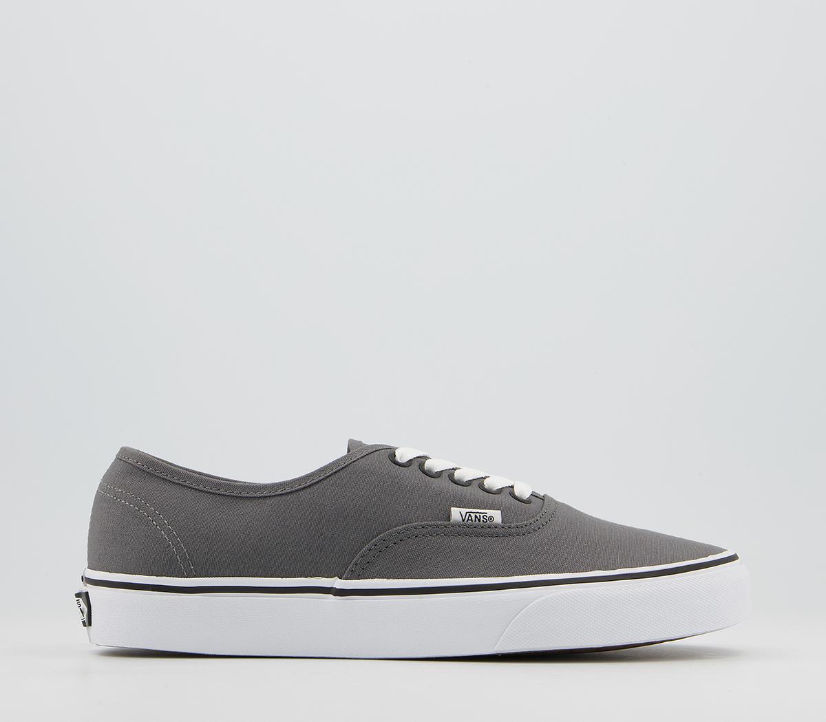 Vans Authentic Trainers Pewter Black Unisex Sports