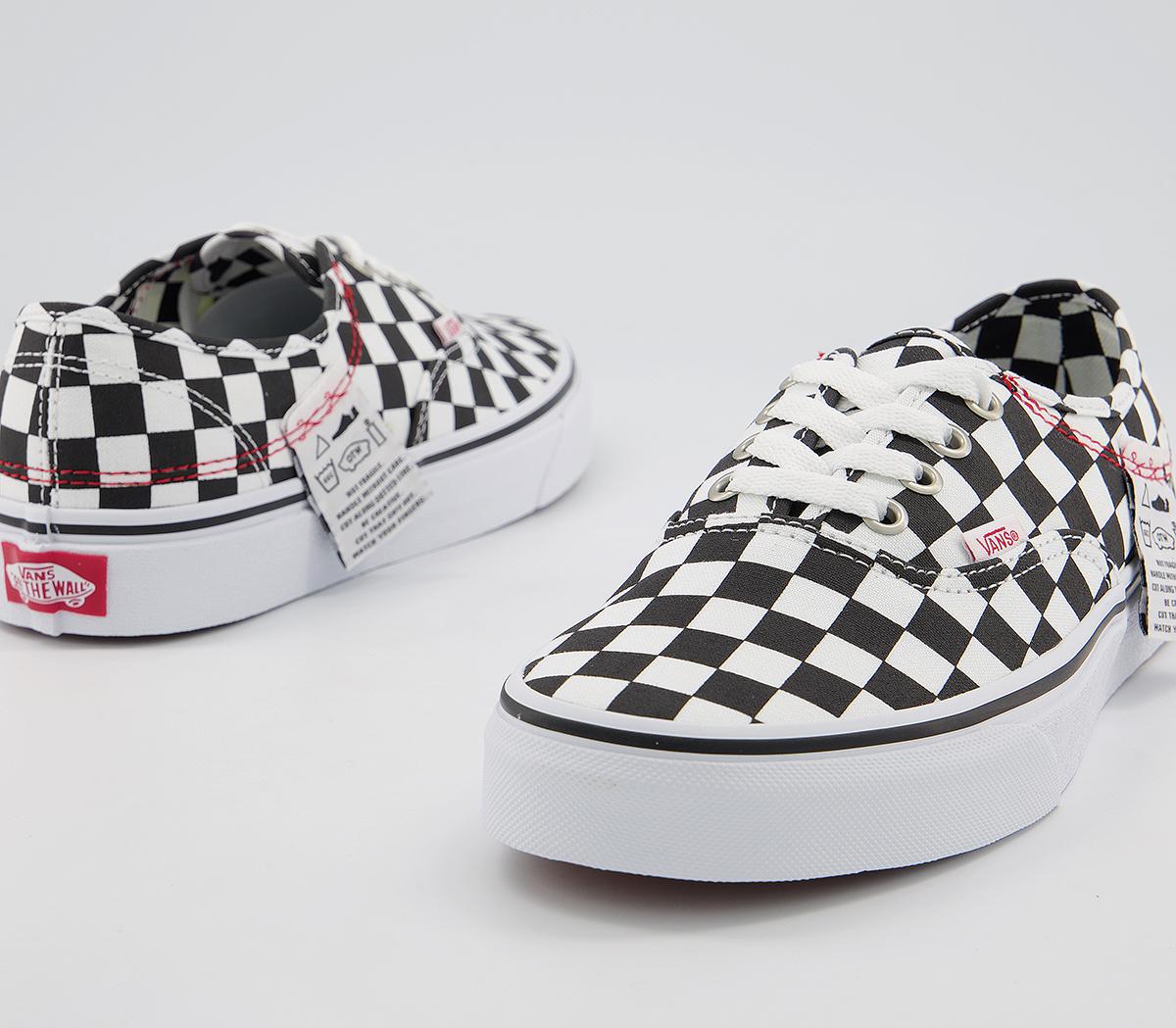 Vans Authentic Diy Checkerboard True White - Unisex Sports