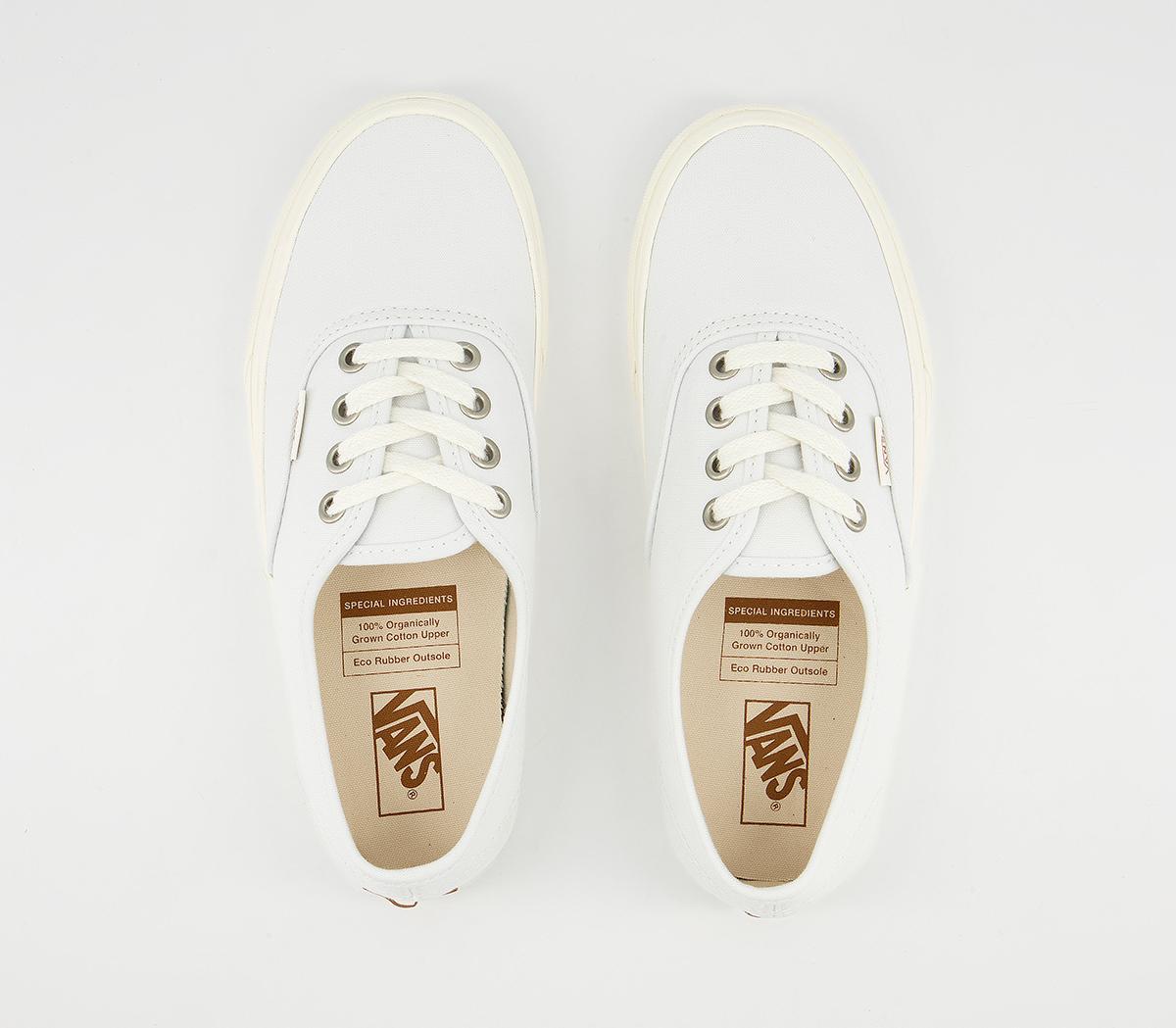 Vans Authentic Trainers Eco Theory White Natural - Women's Trainers