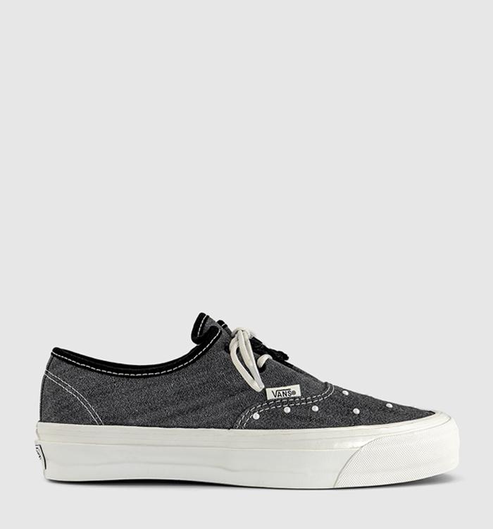Vans Authentic Trainers Flower Pearl Black