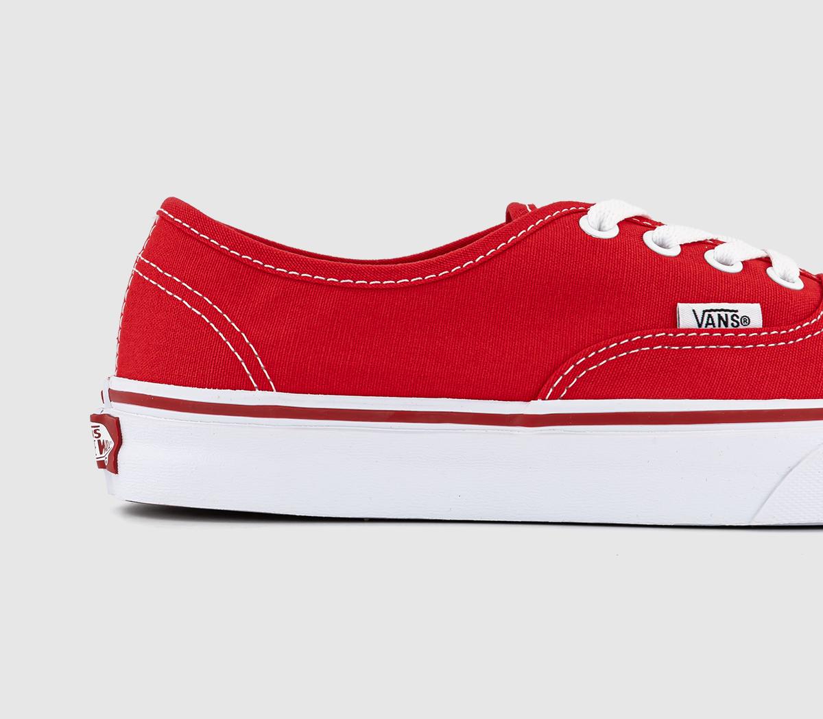 Vans Authentic Trainers Red - Unisex Sports