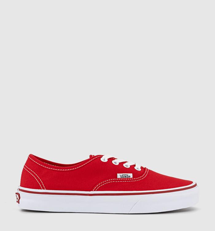 Vans Authentic Trainers Red
