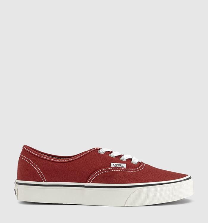 Vans Authentic Trainers Poppy Ember Red