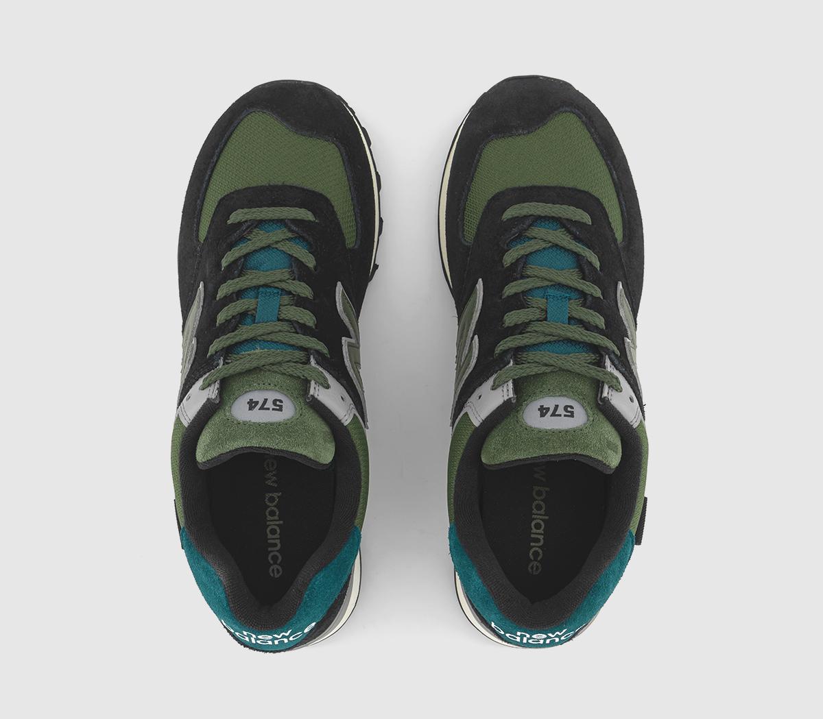 New Balance574 TrainersBlack Olive Blue