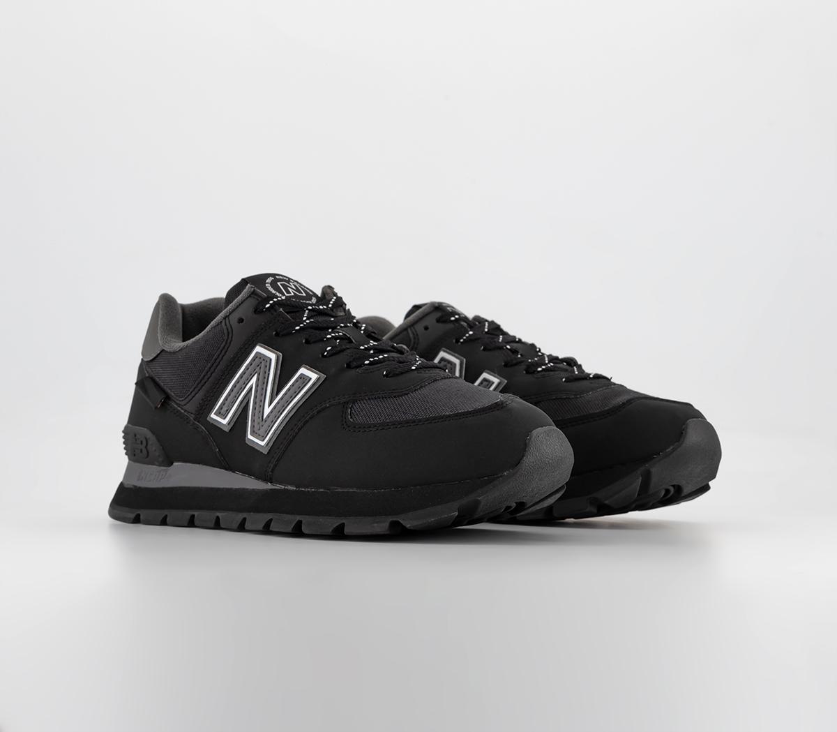 New Balance574 Trainers Black Black Grey