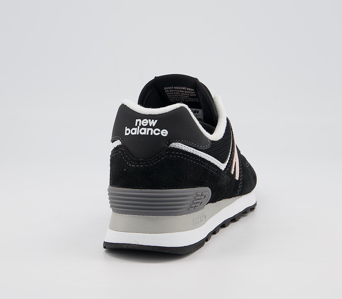 New Balance 574 Trainers New Balance 574 Trainers Black Peach