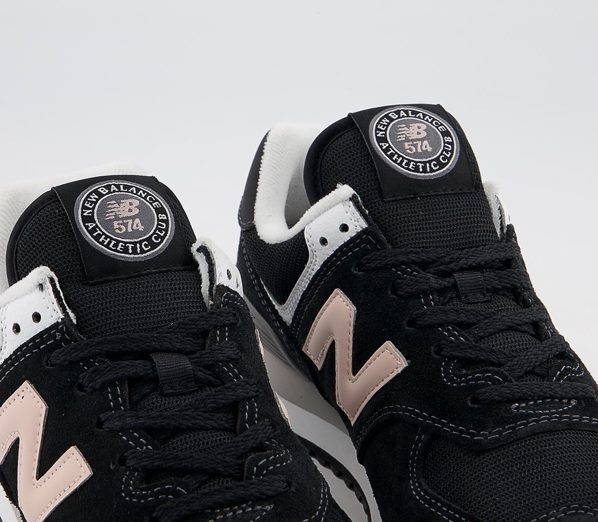 New Balance 574 Trainers New Balance 574 Trainers Black Peach
