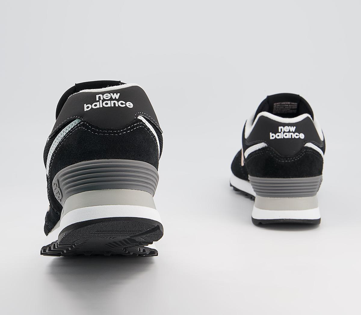 New Balance 574 Trainers New Balance 574 Trainers Black Peach