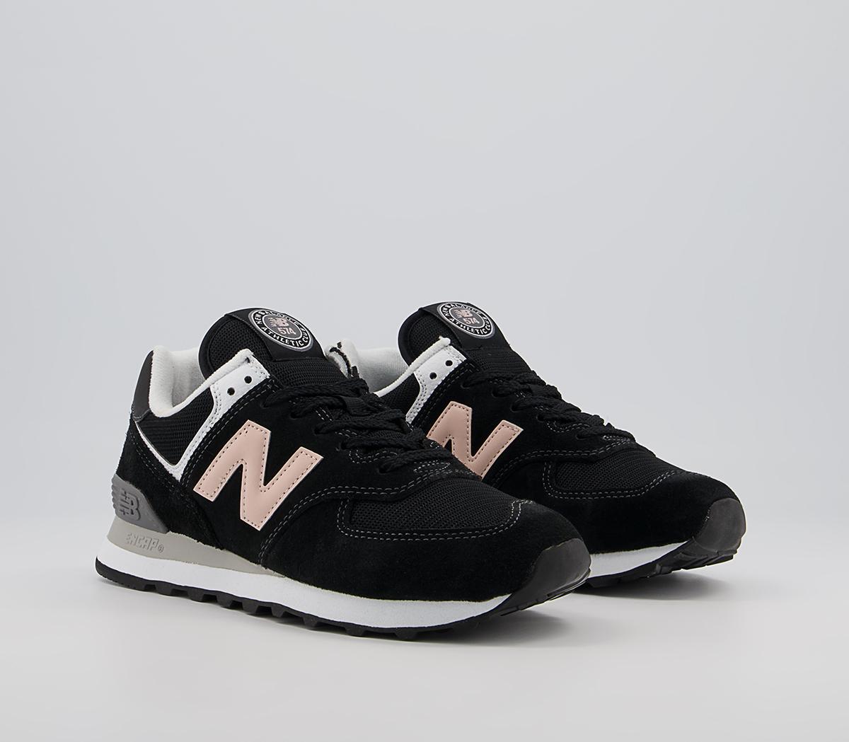 New Balance 574 Trainers New Balance 574 Trainers Black Peach