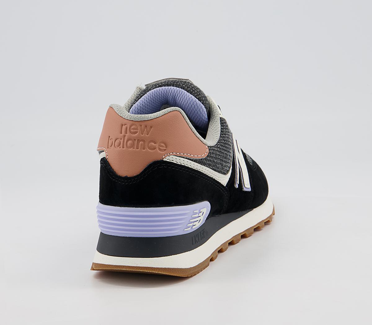 New Balance 574 Trainers New Balance 574 Trainers Black Mystic Purple