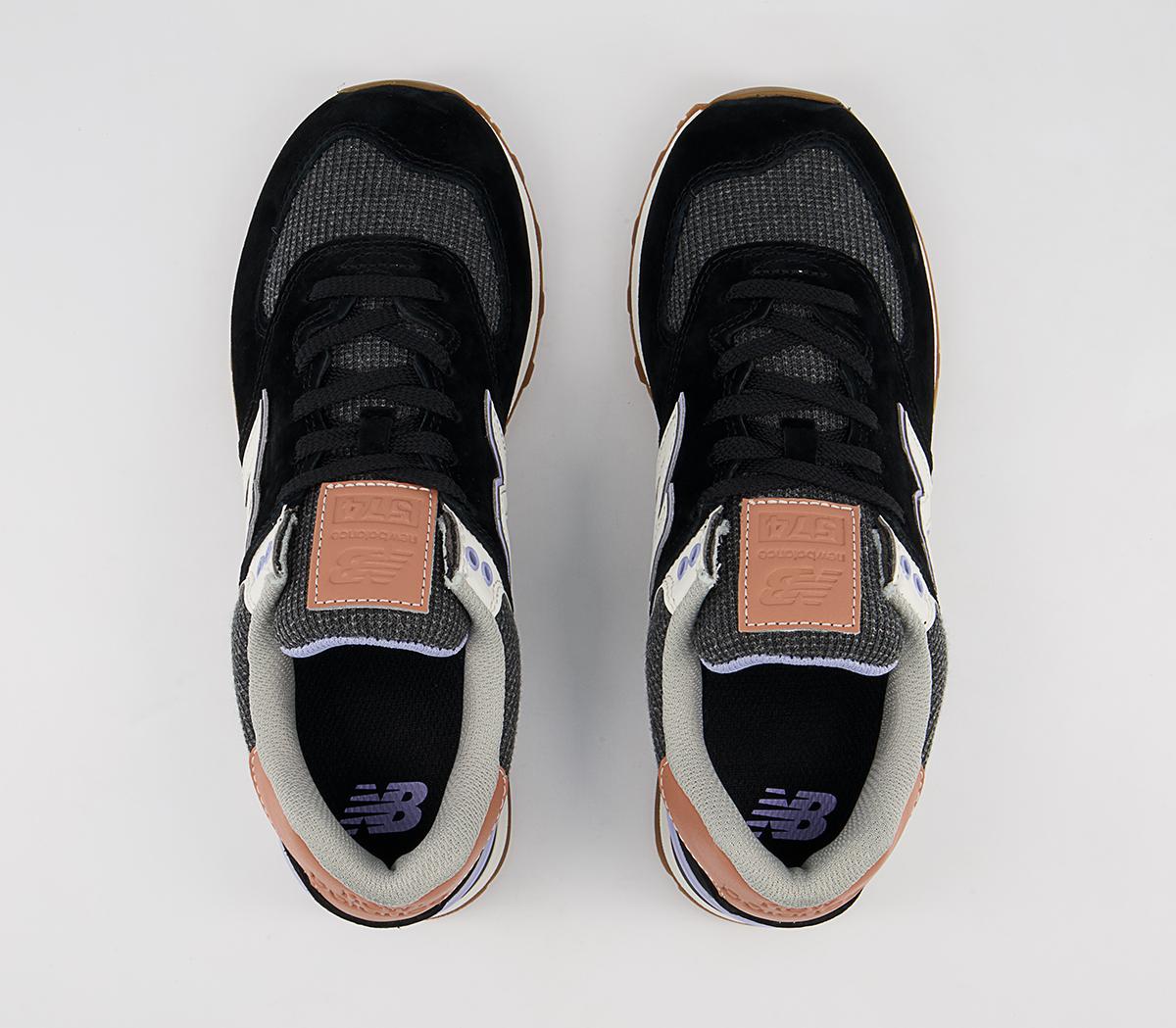 New Balance 574 Trainers New Balance 574 Trainers Black Mystic Purple