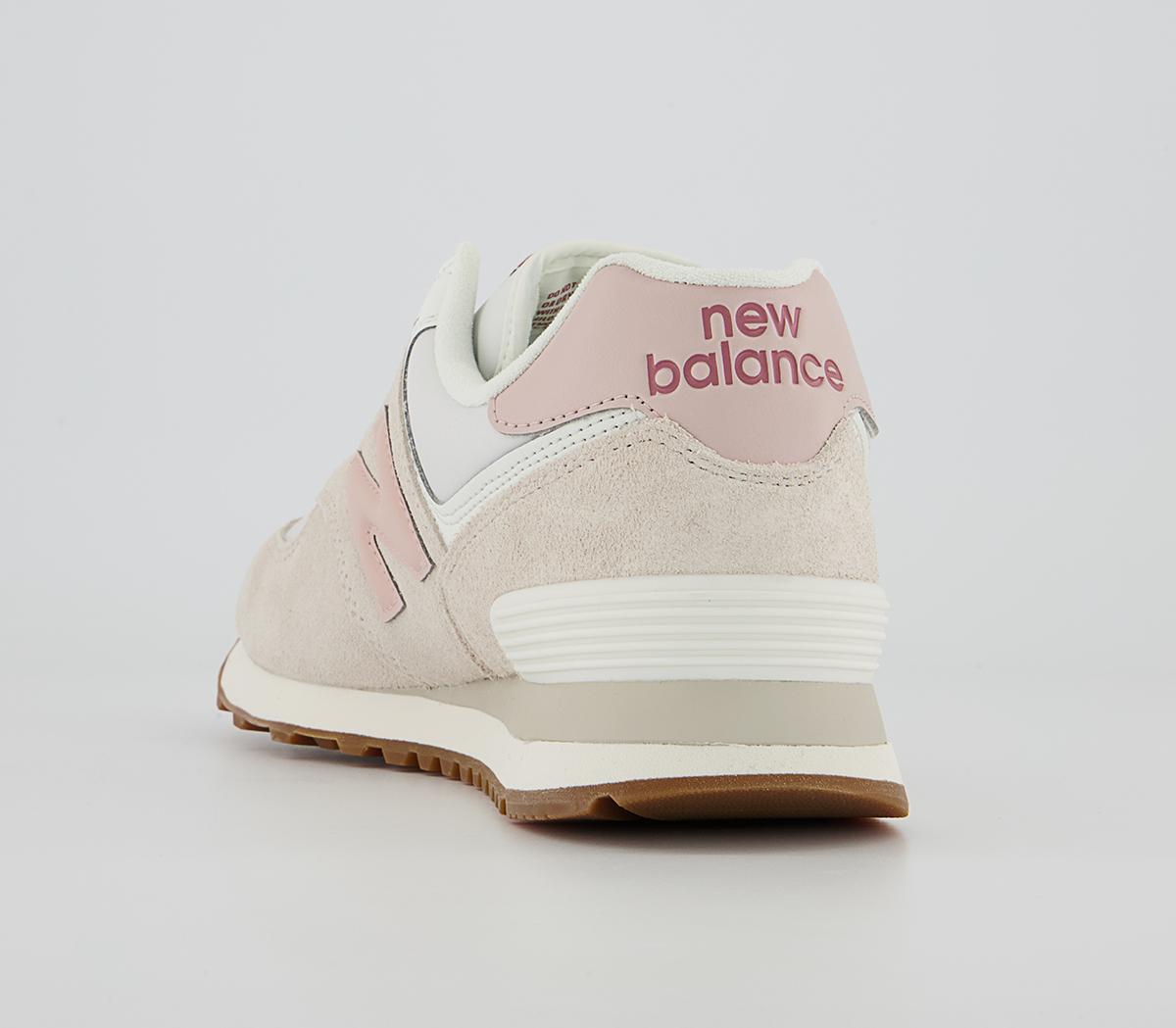 New Balance 574 Trainers New Balance 574 Trainers Off White Pink