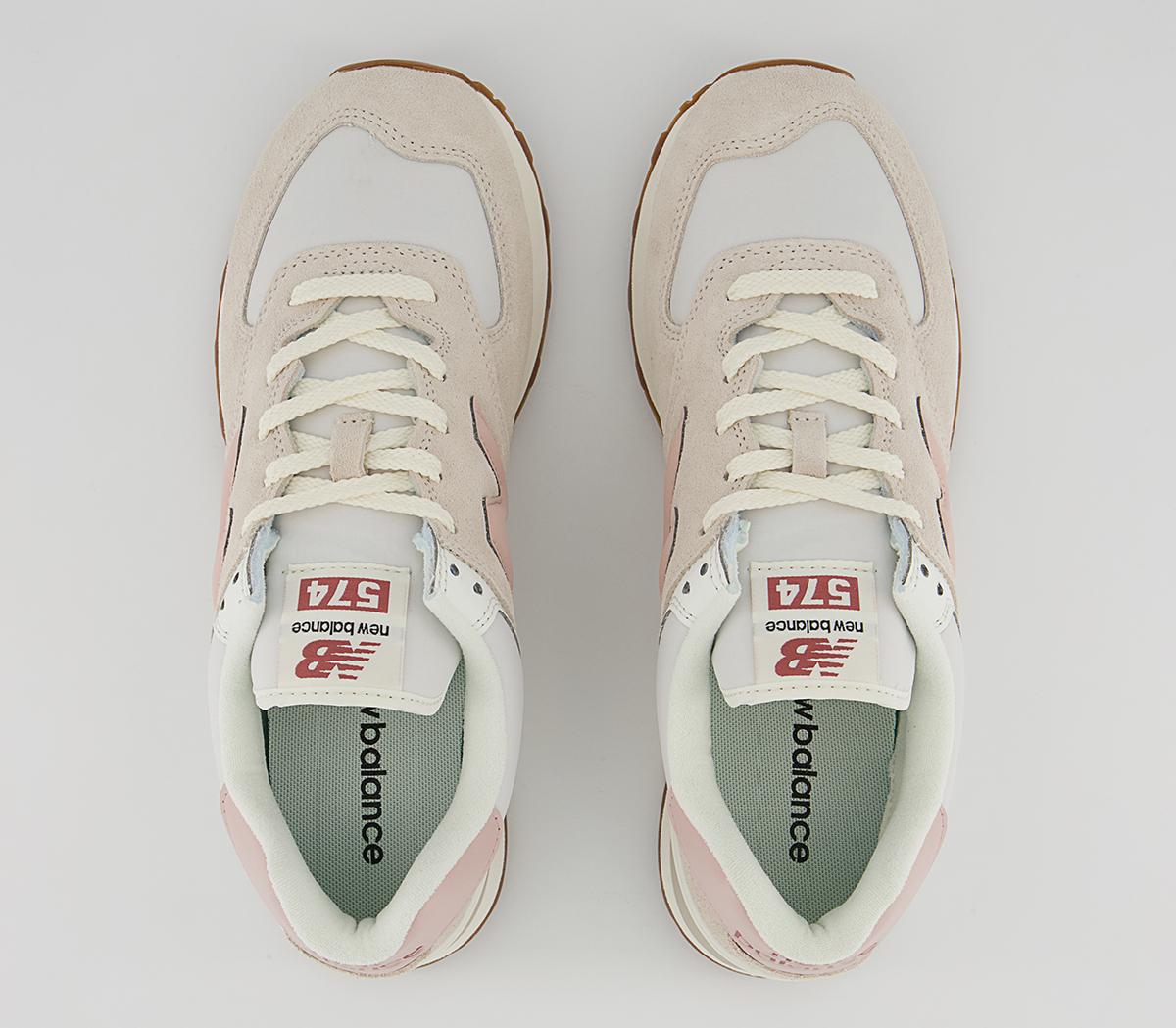 New Balance 574 Trainers New Balance 574 Trainers Off White Pink
